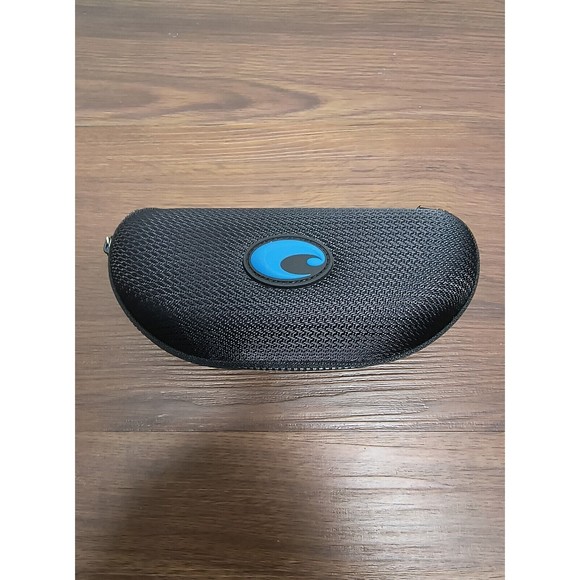COSTA DEL MAR Sunglasses Case Zip-up Hard Clamshell Holder - Picture 1 of 7